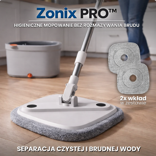 Zonix PRO™ – Samoczyszczący mop z separacją czystej i brudnej wody