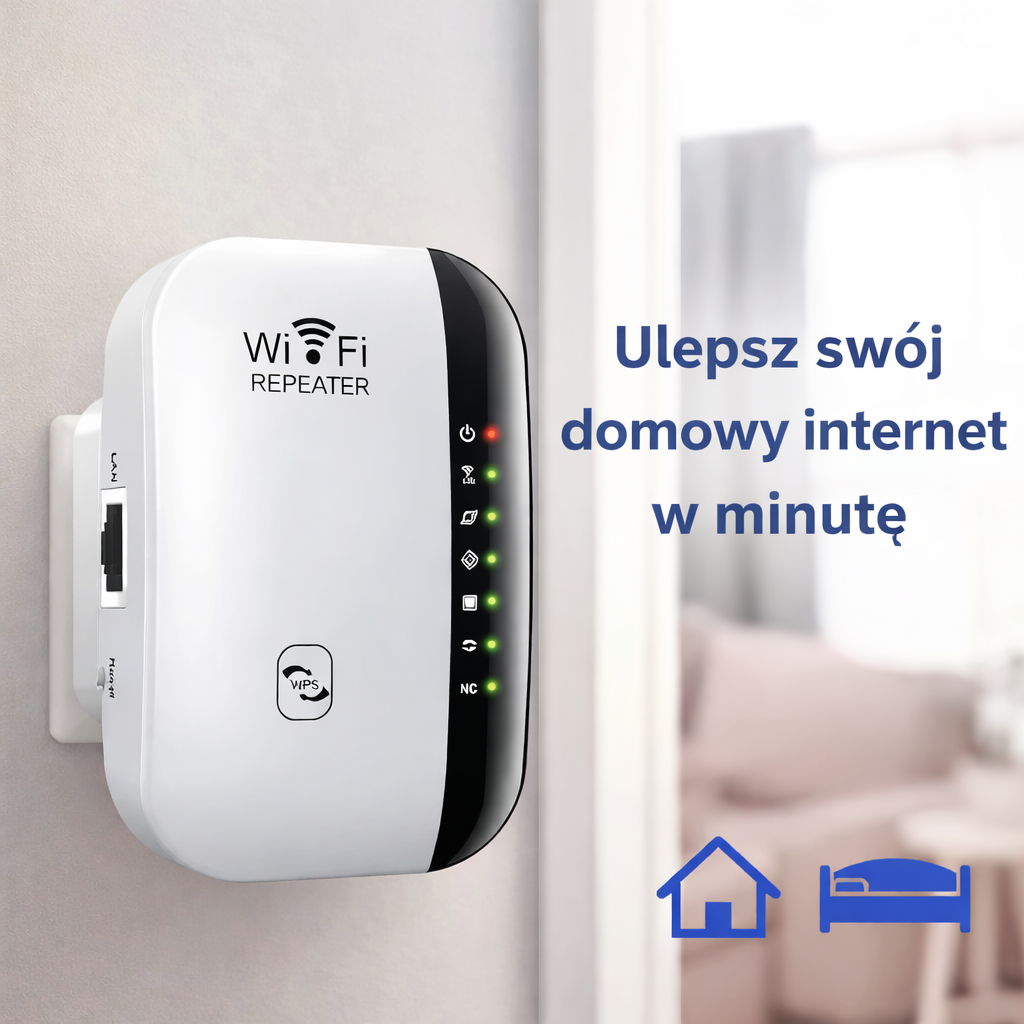 WifiBooster - Wzmocni wifi w twoim domu